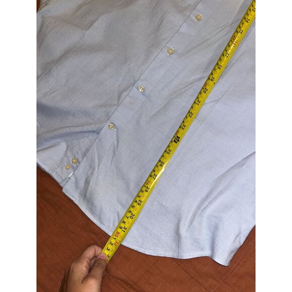 Armani Collezioni Mens Light Blue Long Sleeve Button-Up Shirt Size 43 17 L - Picture 7 of 10